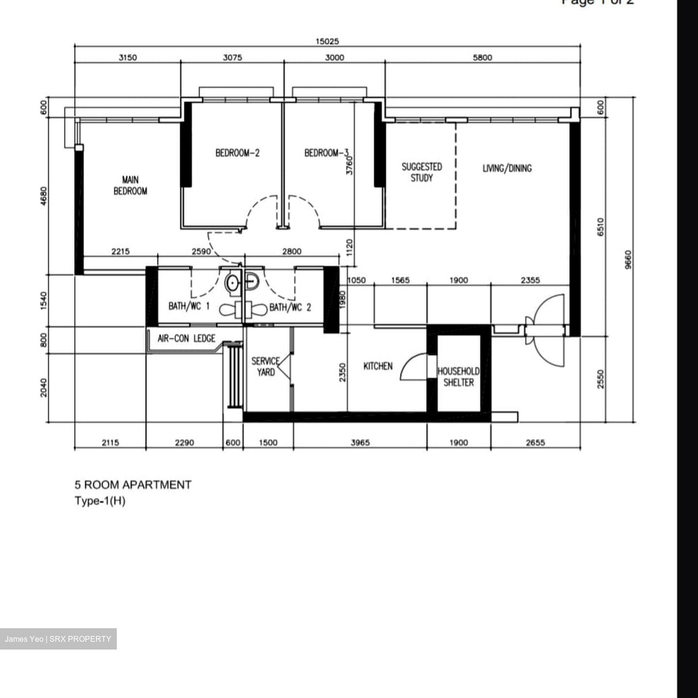 Blk 292B Skypeak @ Bukit Batok (Bukit Batok), HDB 5 Rooms #588625721